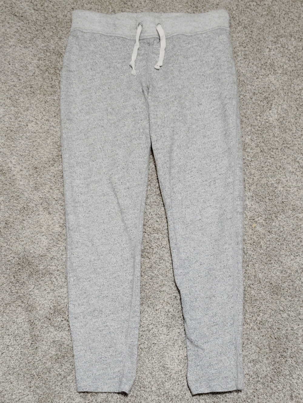J. Crew Heather Light Gray Knit Jogger Pants
